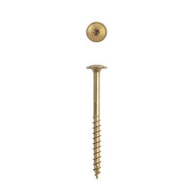 Image showing 1 th SPAX 10 x 2-1/2in. Interior Cabinet Wood Screws Construction Wafer Head T-Star Plus (220 EA) 3 LB Bit Included