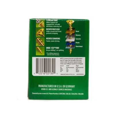 Image showing 8 th SPAX 10 x 3-1/2in. Interior Wood Screws Construction Flat Head T-Star Plus (57 EA) Bit Included