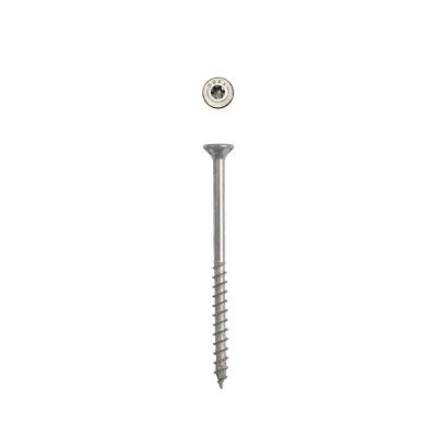 Image showing  10 x 3in. Exterior Wood Deck Screws Construction Flat Head T-Star Plus (67 EA) Bit Included