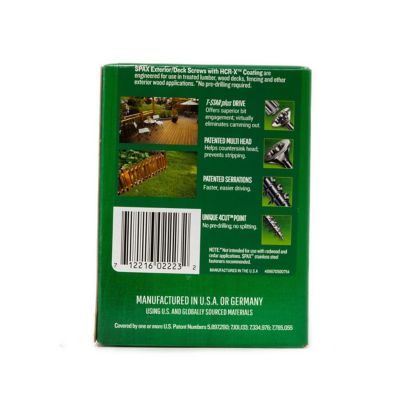 Image showing 7 th SPAX 10 x 3in. Exterior Wood Deck Screws Construction Flat Head T-Star Plus (67 EA) Bit Included