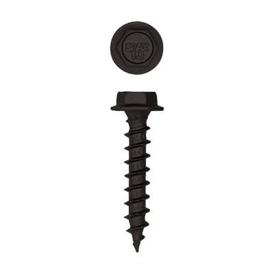 Image showing  1/4 x 1-1/2in. Exterior Structural Wood Lag Screws Powerlags Hex Head Hex (500 EA) Bulk Pail Includes 2 Bits