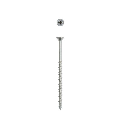 Image showing  10 x 3-1/2in. Interior Wood Screws Construction Flat Head Phillips Square Unidrive (57 EA) Bit Included