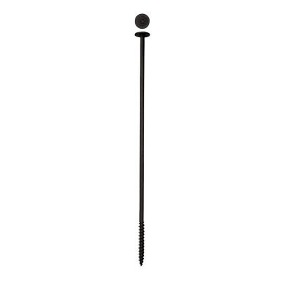 Image showing  5/16 x 12in. Exterior Structural Wood Lag Screws Powerlags Washer Head T-Star (150 EA) Bulk Pail Bit Included