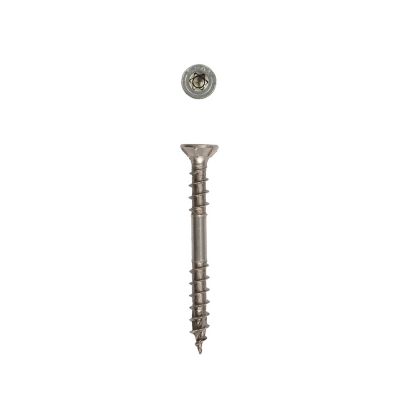 Image showing  8 x 1.625in. Exterior 304 Stainless Steel Wood Deck Screws Powerdeck Trim T?Star Plus, 2000 pk.