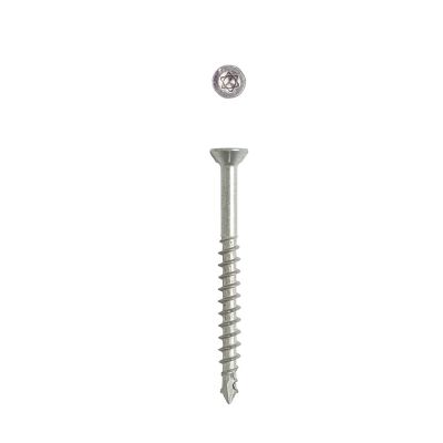 Image showing  6 x 1-1/2in. Interior Wood Screws Cabinet Specialty MDF Trim Head T-Star Plus (300 EA) Bit Included