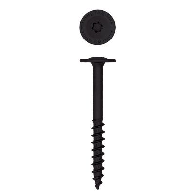 Image showing  1/4 x 2-1/2in. Exterior Structural Wood Lag Screws Powerlags Washer Head T-Star (50 EA) Bit Included