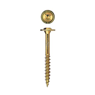 Image showing  5/16 x 3in. Interior Structural Wood Lag Screws Powerlags Washer Head T-Star (250 EA) Bulk Pail Bit Included