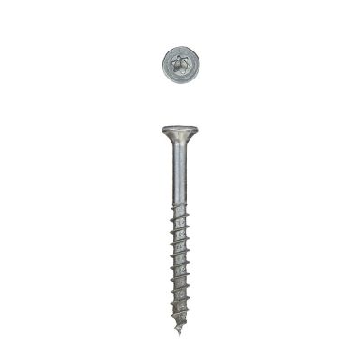 Image showing  14 x 2-1/2in. Exterior Wood Deck Screws Construction Flat Head T-Star Plus (1000 EA) Bulk Pail Includes 2 Bits