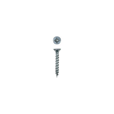 Image showing 1 th SPAX 6 x 1in. Interior Wood Screws Construction Flat Head Phillips Square Unidrive (384 EA) Bit Included