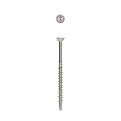 Image showing  8 x 2-1/2in. Interior Wood Screws Cabinet Specialty MDF Trim Head T-Star Plus (154 EA) Bit Included