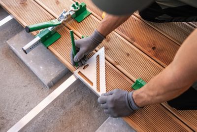 Image showing 5 th SPAX Wood and Deck Board Spacer Measurement Tool - Ensures Quick, Consistent Gaps for Easy Installation, 3 pk.