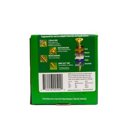 Image showing 8 th SPAX 8 x 1-1/2in. Interior Wood Screws Construction Flat Head T-Star Plus (597 EA) 3 LB Bit Included