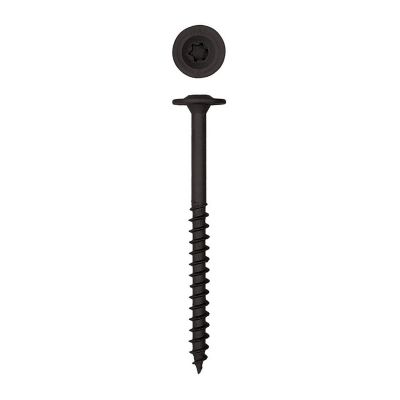 Image showing  3/8 x 5in. Exterior Structural Wood Lag Screws Powerlags Washer Head T-Star (25 EA) Bit Included