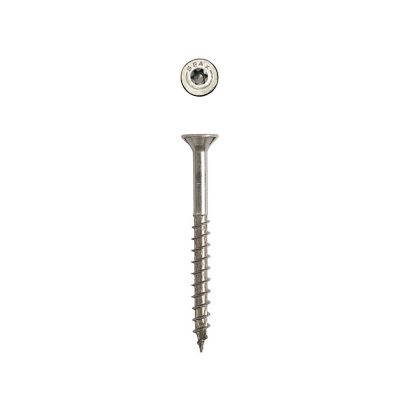 Image showing  8 x 2in. Exterior Wood Deck Screws Construction Flat Head T-Star Plus (465 EA) 3 LB Bit Included