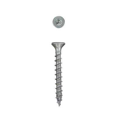 Image showing  14 x 2in. Exterior Wood Deck Screws Construction Flat Head T-Star Plus (65 EA) Bit Included