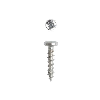 Image showing 1 th SPAX 8 x 3/4in. Interior Wood Metal Screws Cabinet Pan Head Phillips Square Unidrive (1500 EA) Pail Includes 2 Bits