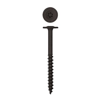 Image showing 1 th SPAX 1/4 x 3in. Exterior Structural Wood Lag Screws Powerlags Washer Head T-Star (12 EA) Bit Included