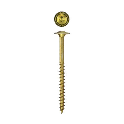 Image showing  3/8 x 5in. Interior Structural Wood Lag Screws Powerlags Washer Head T-Star (150 EA) Bulk Pail Bit Included