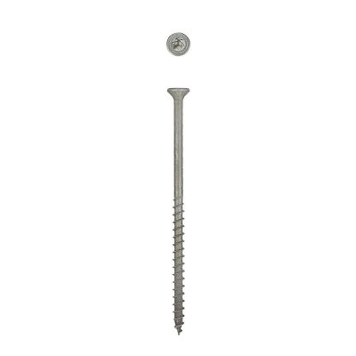 Image showing  14 x 4-3/4in. Exterior Wood Deck Screws Construction Flat Head T-Star Plus (8 EA)