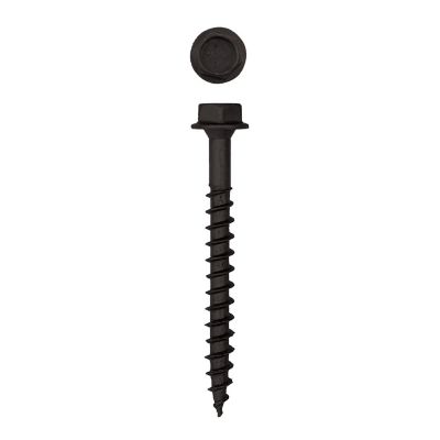 Image showing  5/16 x 3in. Exterior Structural Wood Lag Screws Powerlags Hex Head Hex (50 EA) Bit Included