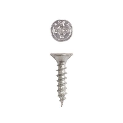 Image showing  8 x 5/8in. Interior Wood Screws Construction Flat Head Phillips Square Unidrive (405 EA) Bit Included