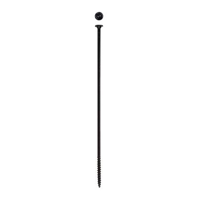 Image showing  5/16 x 12in. Interior Structural Wood Lag Screws Powerlags Pancake Head T-Star (250 EA) Bulk Pail Bit Included
