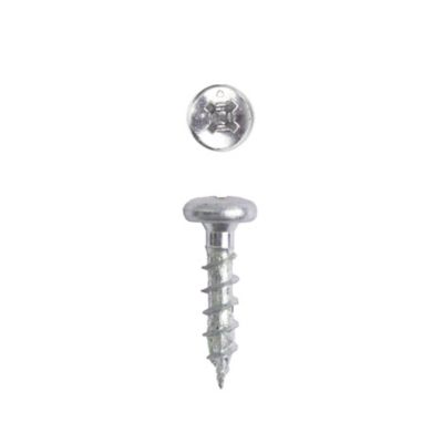 Image showing  10 x 5/8in. Interior Wood Metal Screws Cabinet Pan Head Phillips Square Unidrive (175 EA) Bit Included