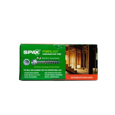 Image showing 7 th SPAX 1/4 x 4-1/2in. Interior Structural Wood Lag Screws Powerlags Hex Head Hex (50 EA) Bit Included