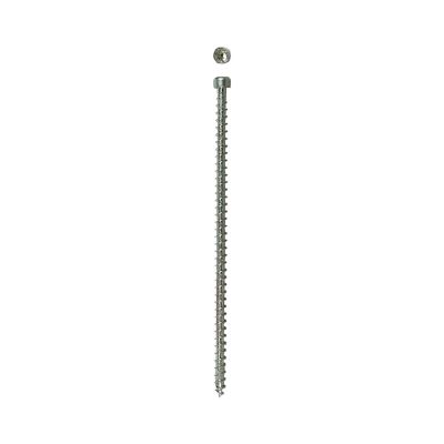 Image showing  14 x 6-1/4in. Interior Structural Wood Truss Rafter Screws Powerlags T-Star Plus (500 EA) Bulk Pail Includes 2 Bits
