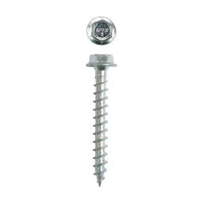 Image showing  1/4 x 2in. Interior Structural Wood Lag Screws Powerlags Hex Head Hex (50 EA) Bit Included
