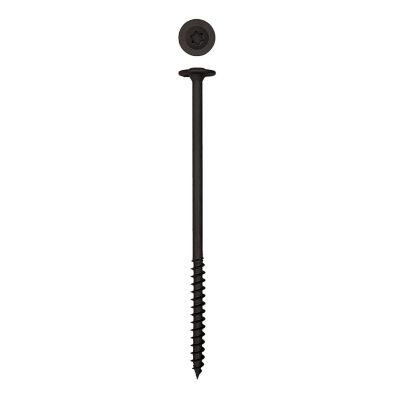Image showing  3/8 x 8in. Exterior Structural Wood Lag Screws Powerlags Washer Head T-Star (25 EA) Bit Included