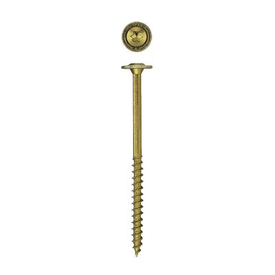 Image showing  3/8 x 6in. Interior Structural Wood Lag Screws Powerlags Washer Head T-Star (25 EA) Bit Included