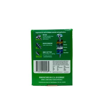 Image showing 7 th SPAX 10 x 1in. Interior Wood Metal Screws Cabinet Pan Head Phillips Square Unidrive (135 EA) Bit Included
