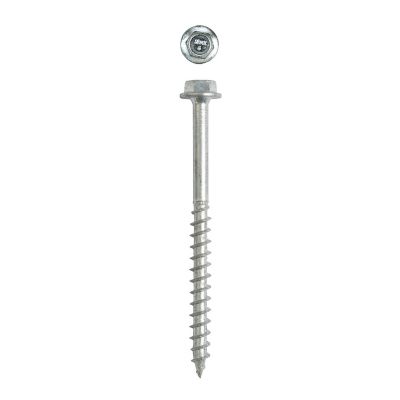 Image showing  3/8 x 6in. Interior Structural Wood Lag Screws Powerlags Hex Head Hex (25 EA)