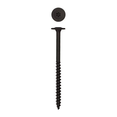 Image showing  1/4 x 4in. Exterior Structural Wood Lag Screws Powerlags Washer Head T-Star (50 EA) Bit Included