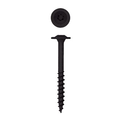 Image showing  5/16 x 3in. Exterior Structural Wood Lag Screws Powerlags Washer Head T-Star (12 EA) Bit Included