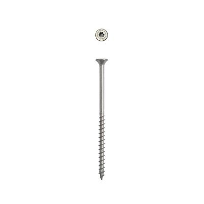 Image showing 1 th SPAX 9 x 3-1/4in. Exterior Wood Deck Screws Construction Flat Head T-Star Plus (83 EA) Bit Included