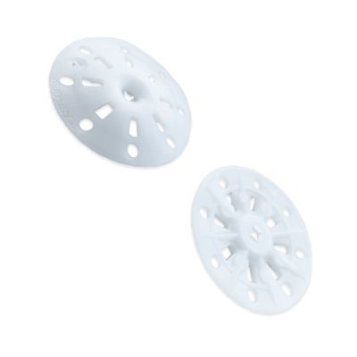 Image showing 1 th SPAX 1.75 in. Plasti-Grip CBW Flat Rigid Insulation Attachment Washer Plasti-Grip, 100 pk., Pail