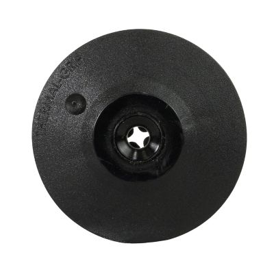 Image showing 6 th TruFast 2 in. Thermal-Grip Flat Washer, 250 pk., Black Plastic Insulation and Building Wrap Fastener Solution
