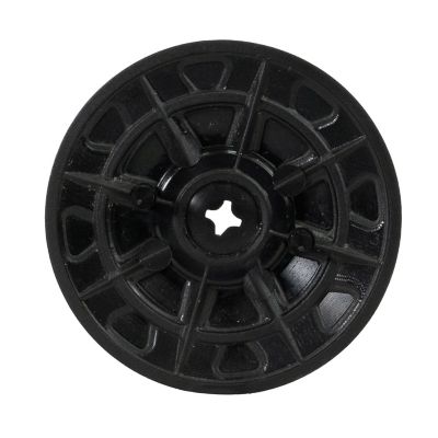 Image showing 7 th TruFast 2 in. Thermal-Grip Flat Washer, 250 pk., Black Plastic Insulation and Building Wrap Fastener Solution