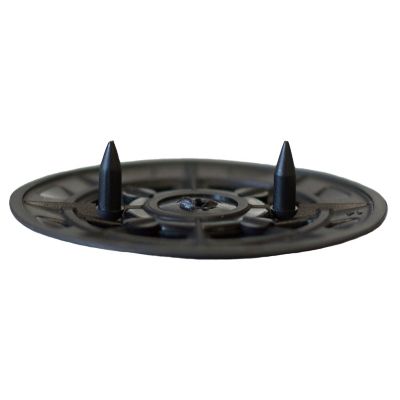 Image showing  2 in. Thermal-Grip Ci Prong Washer, 1000 pk., Black Plastic Rigid Continuous Insulation Fastening Solution