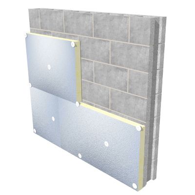 Image showing 6 th TruFast 4.5 in. Plasti-Grip PMF Fastener, 250 pk., White Plastic Heavy-Duty Insulation Anchors for Brick, Concrete, Stone Walls