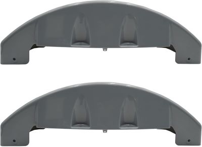 Tie Down Bracketless Black Plastic Trailer Fenders for 12 in. Wheels, 2 pk.