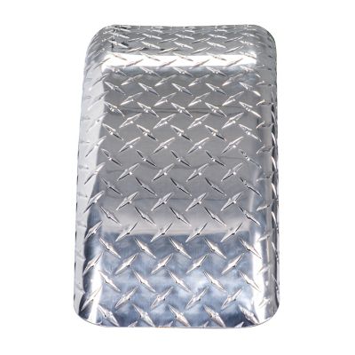 Image showing  8 in. x 31.5 in. x 13.125 in. Tread Brite Aluminum Fenders, 1 Pack