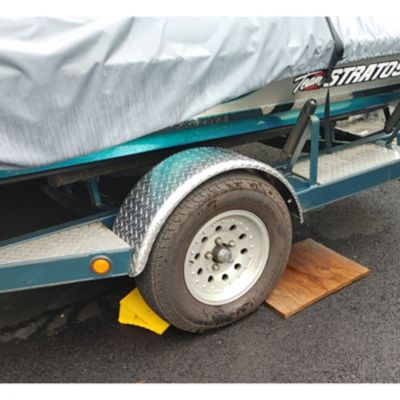 Image showing 6 th Tie Down 8 in. x 31.5 in. x 13.125 in. Tread Brite Aluminum Fenders, 1 Pack