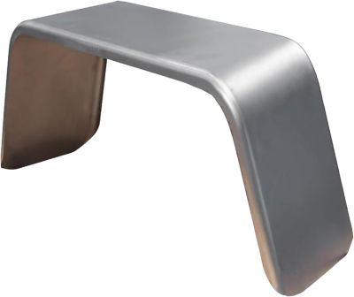 Tie Down 16 in. Wheels Silver Aluminum Single Axle Trailer Fender, 1 pk.