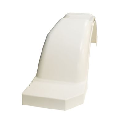 Image showing  11-3/8 in. x 45 in. x 11 in. UV-Protected White Plastic Fenders, 2 pk.