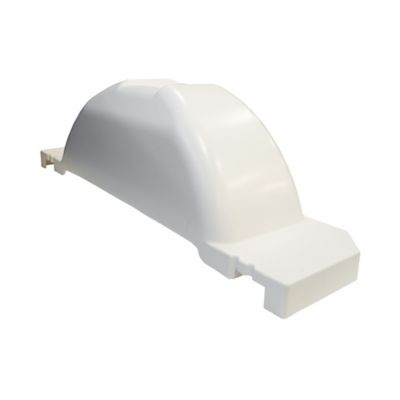 Image showing  11-3/8 in. x 45 in. x 11 in. UV-Protected White Plastic Fenders, 2 pk.