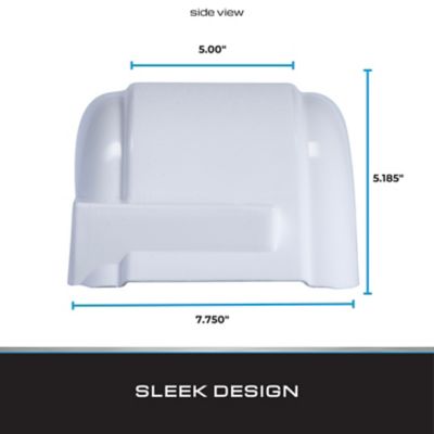 Image showing 9 th Tie Down UV-protected White Small Plastic Fender 7-3/4 in. x 21 in. x 5 inch, 2 pk.