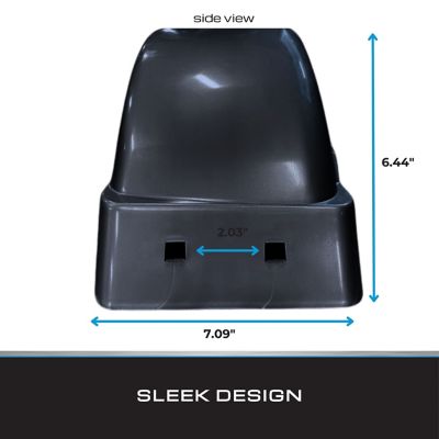 Image showing 5 th Tie Down 8-12 in. Plastic Fender Black, 2 pk.